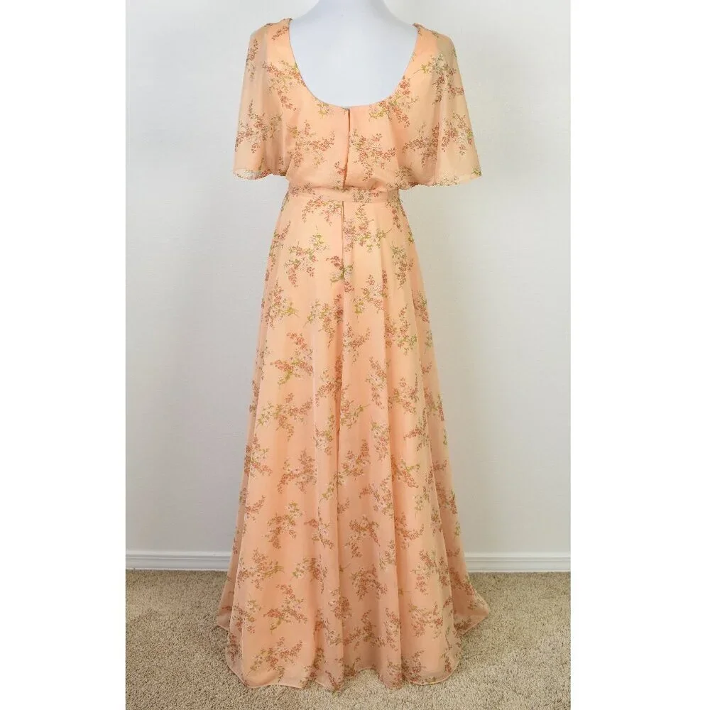 Vintage 1970s Floral Boho Maxi Dress - 4 - Picture 10 of 10